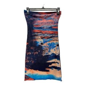 Pretty Garbage Y2K-Revival Style Strapless Dress Small